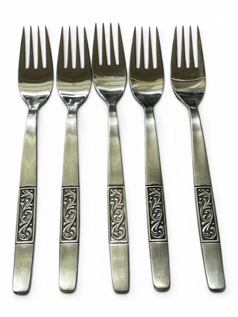 Amefa Royal Damask forks, set of 5